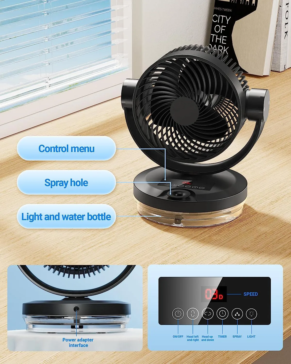 X-18 Air Circulator Fan for Whole Room