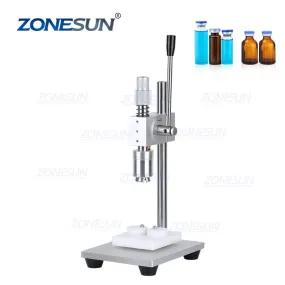 ZS-TVC2 Manual Flip-off Caps Solvent Bottle Capper Solvent Bottle Crimper Vial Capping Machine