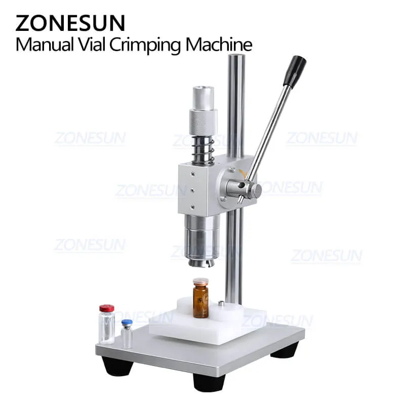 ZS-TVC2 Manual Flip-off Caps Solvent Bottle Capper Solvent Bottle Crimper Vial Capping Machine