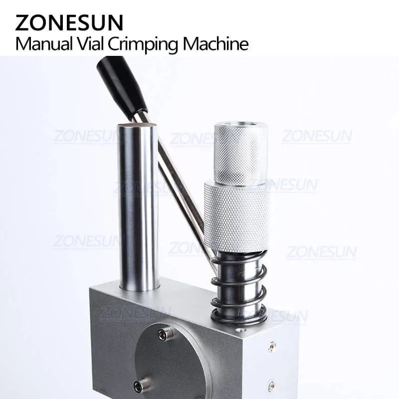 ZS-TVC2 Manual Flip-off Caps Solvent Bottle Capper Solvent Bottle Crimper Vial Capping Machine